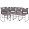 Flash Furniture 881 lb. Capacity Gray Sled Base Stack Chairs, 5PK 5-RUT-2-GY-BK-GG - alternate 6